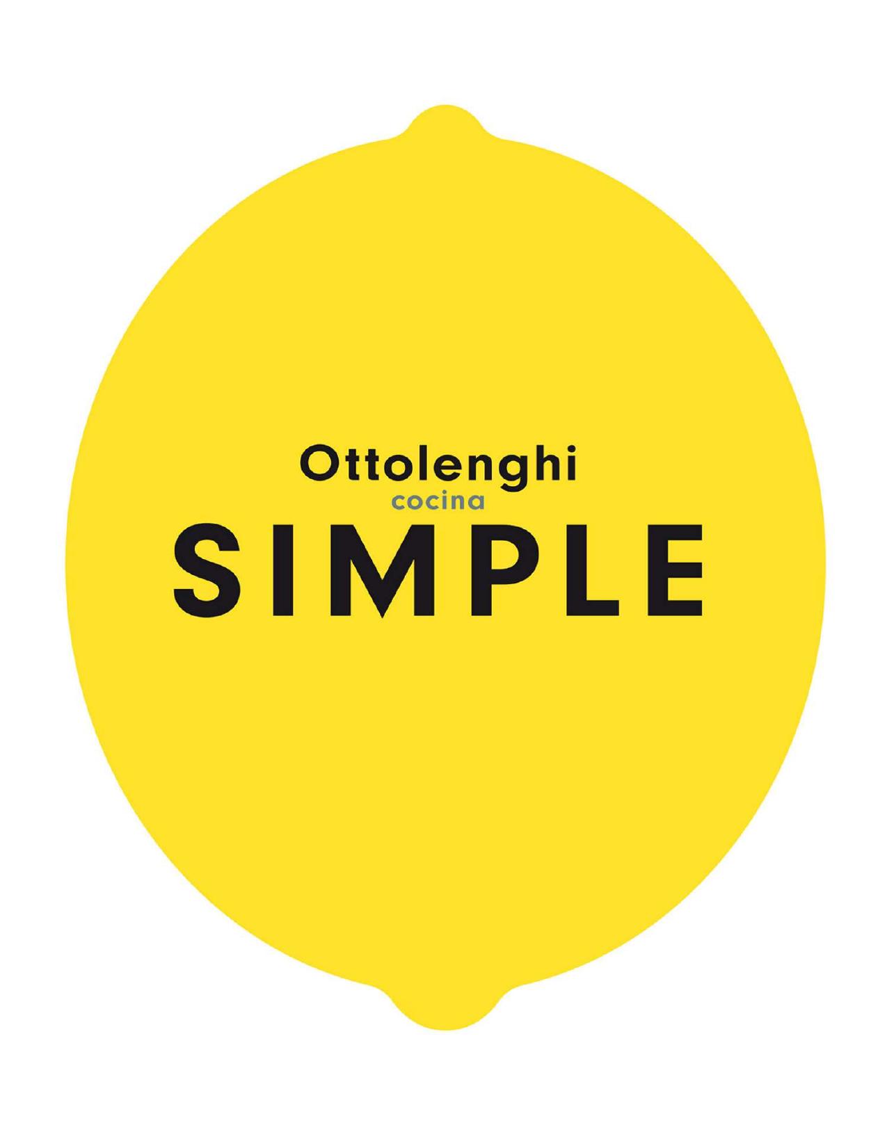 Ottolenghi Simple de Yotam Ottolenghi, portada del libro