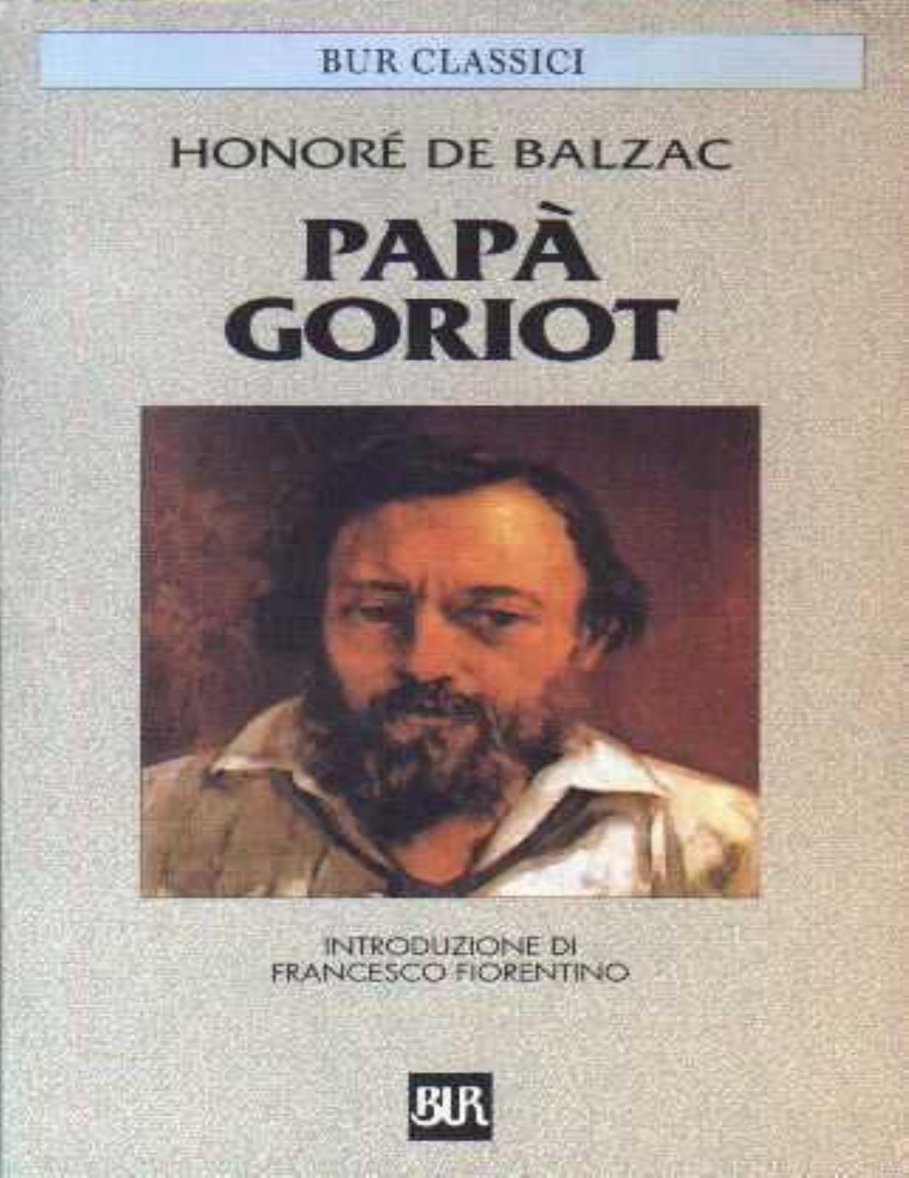 Papa Goriot de Honoré de Balzac, portada del libro