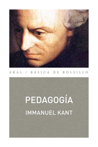 Pedagogía de Immanuel Kant, portada del libro