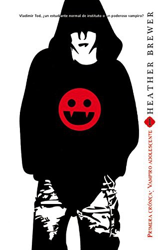 Primera crónica: Vampiro adolescente de Heather Brewer, portada del libro