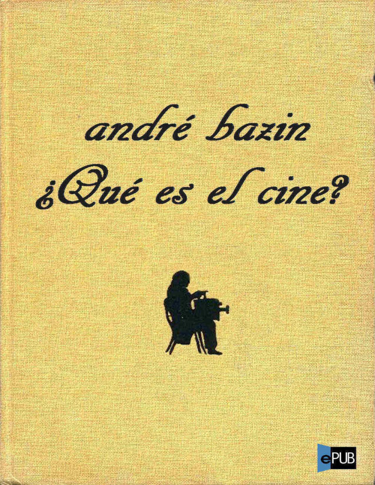 _Que es el cine_ de André Bazin, portada del libro