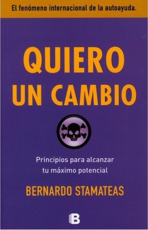 Quiero un cambio de Bernardo Stamateas, portada del libro