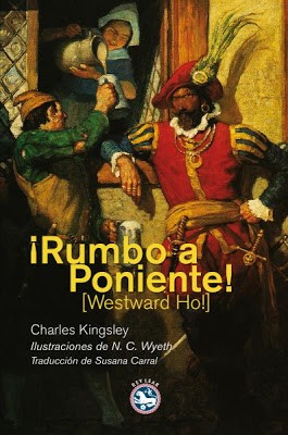 ¡Rumbo a Poniente! de Charles Kingsley, portada del libro