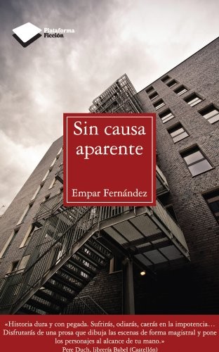Sin causa aparente de Empar Fernández, portada del libro