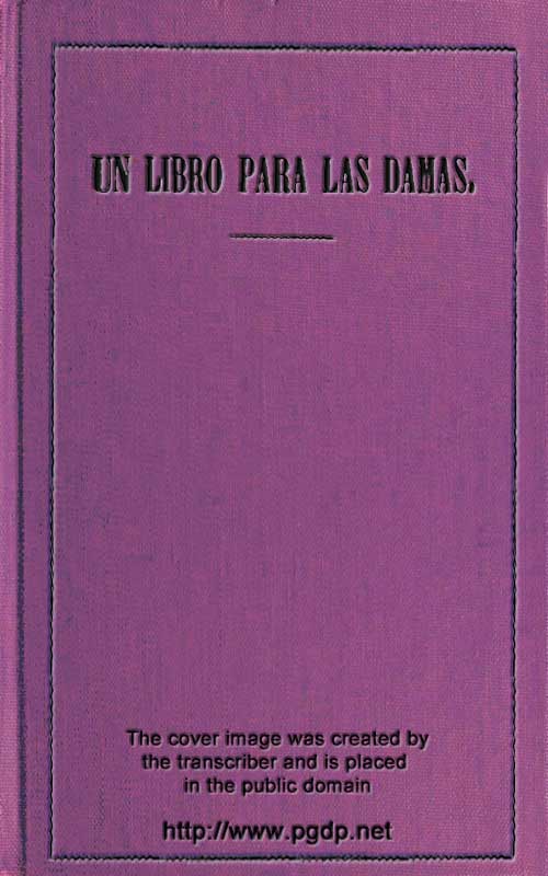 Un libro para las damas de María del Pilar Sinués de Marco, portada del libro