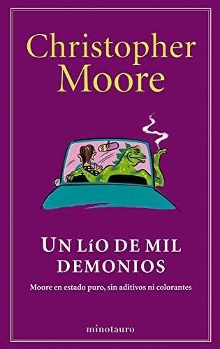 Un lío de mil demonios de Christopher Moore, portada del libro