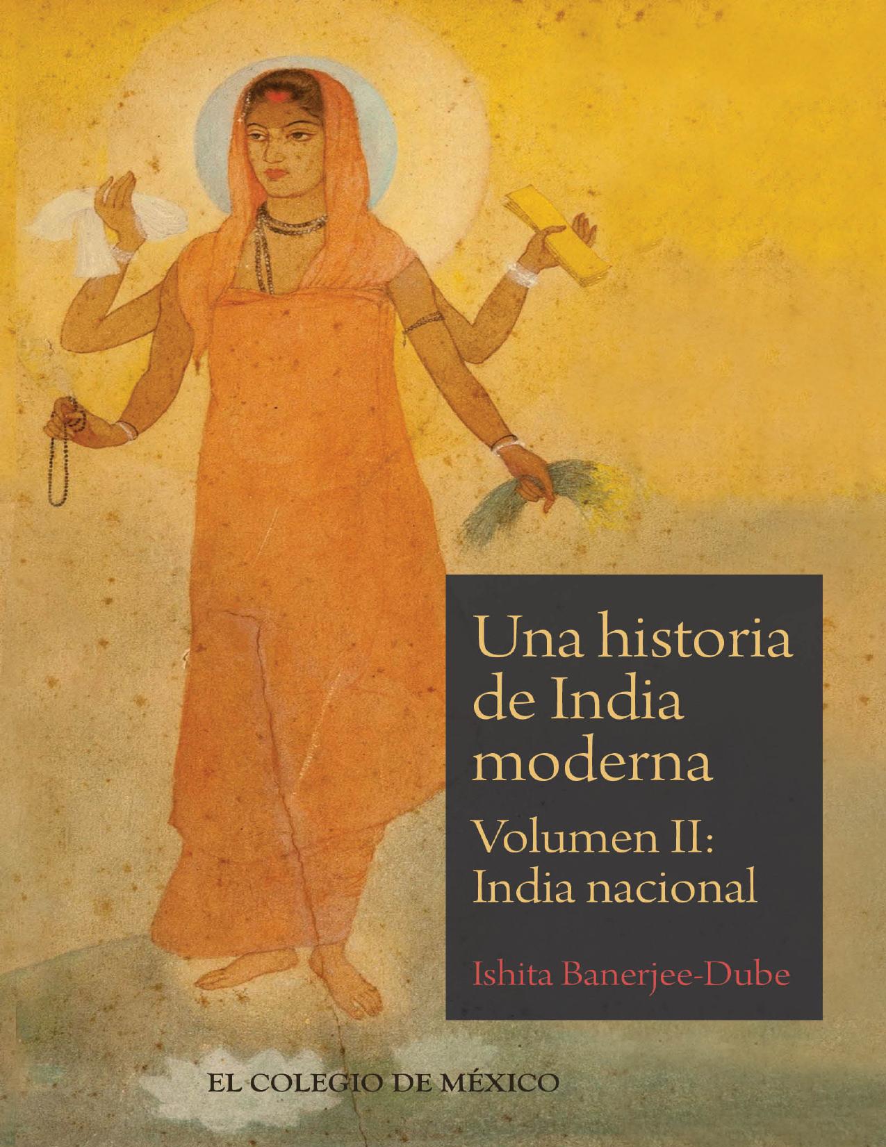 Una historia de India moderna de Ishita Banerjee-Dube, portada del libro