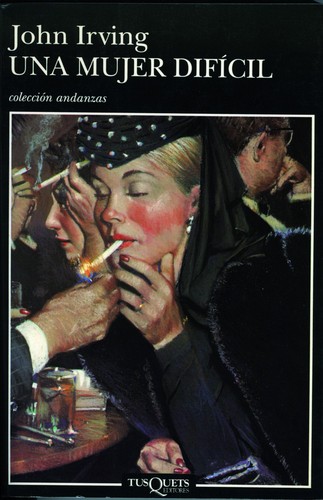 Una mujer difícil de John Irving, portada del libro