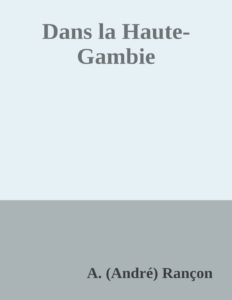 Couverture de Dans la Haute-Gambie