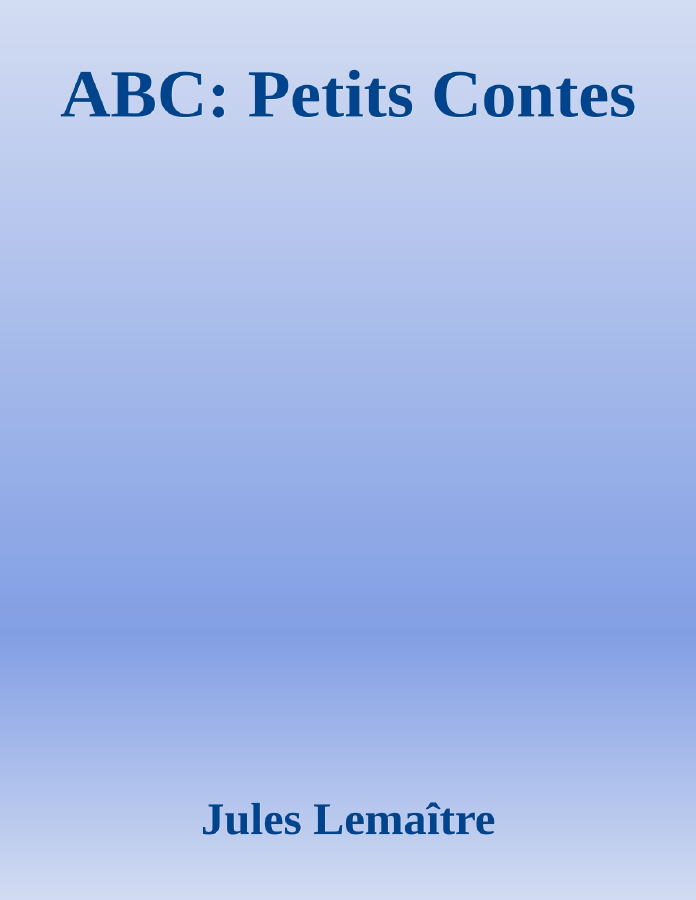 Couverture de ABC: Petits Contes