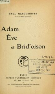 Adam Eve Et Bridrsquooison