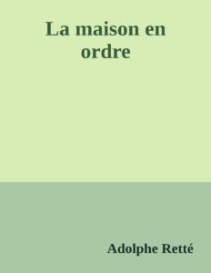 Couverture de La maison en ordre