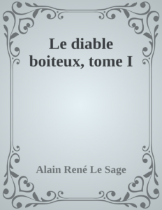 Couverture de Le diable boiteux, tome I