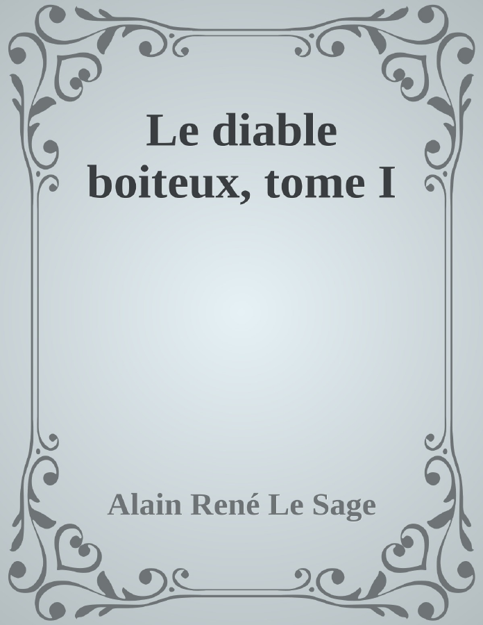 Couverture de Le diable boiteux, tome I