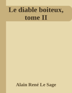 Couverture de Le diable boiteux, tome II