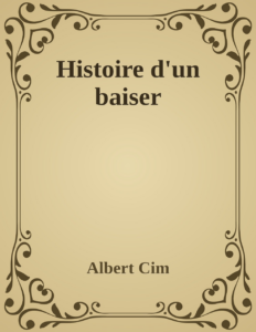 Couverture de Histoire d'un baiser