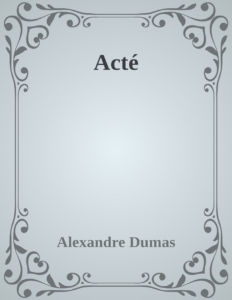 Couverture de Acté