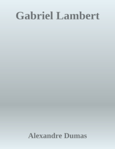 Couverture de Gabriel Lambert