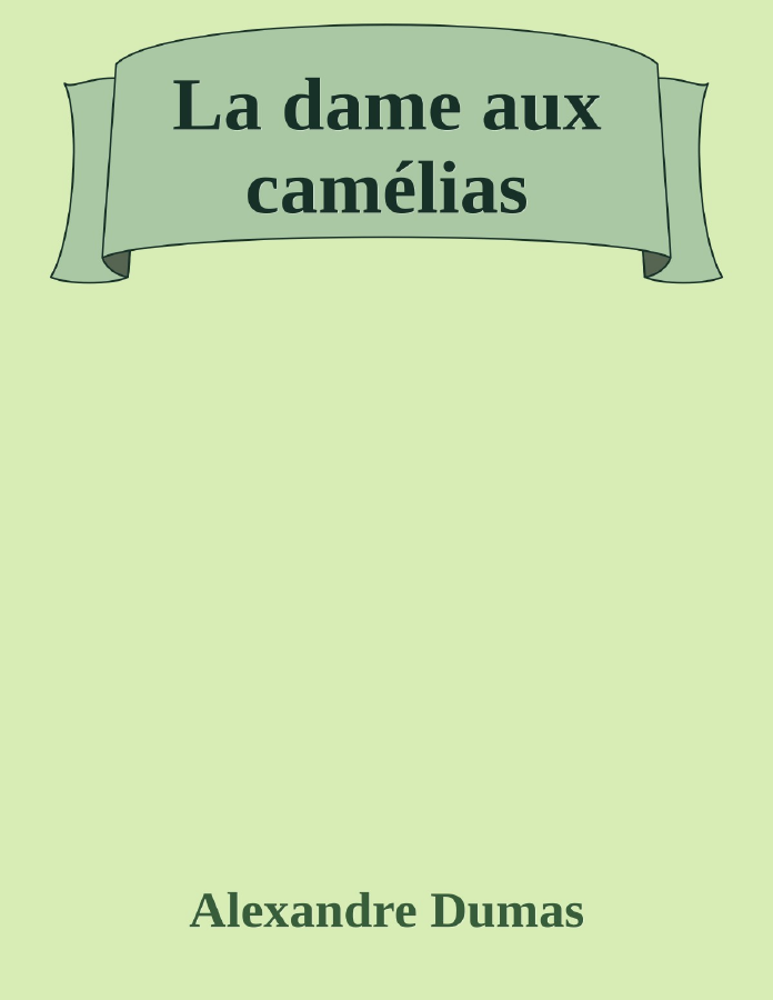 Couverture de La dame aux camélias
