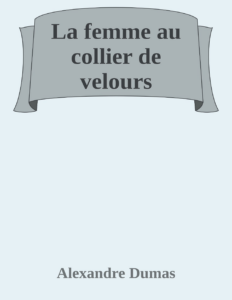 Couverture de La femme au collier de velours