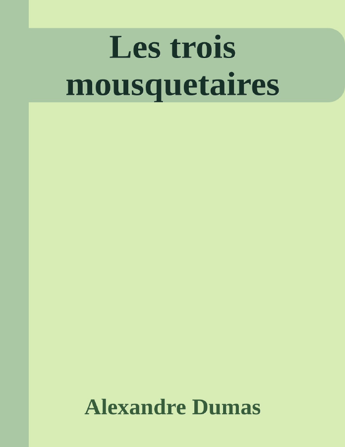 Couverture de Les trois mousquetaires
