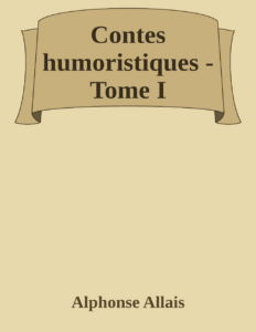 Couverture de Contes humoristiques - Tome I
