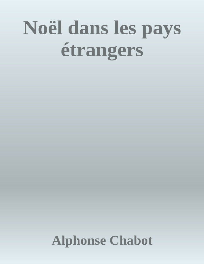 Couverture de Noël dans les pays étrangers