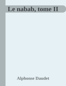 Couverture de Le nabab, tome II