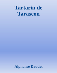 Couverture de Tartarin de Tarascon