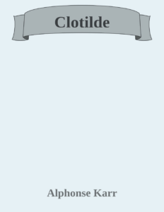 Couverture de Clotilde