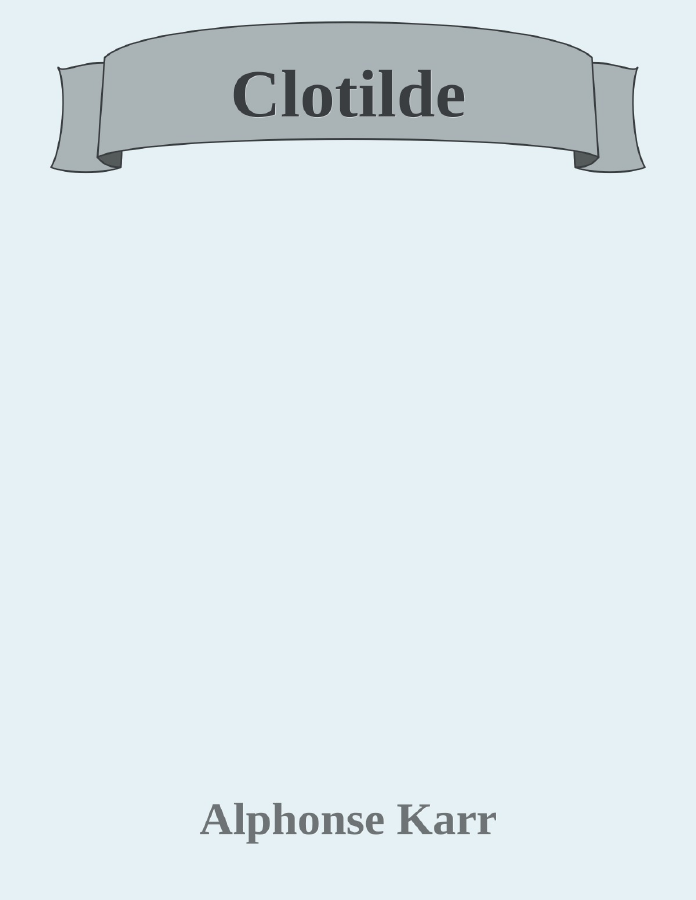 Couverture de Clotilde
