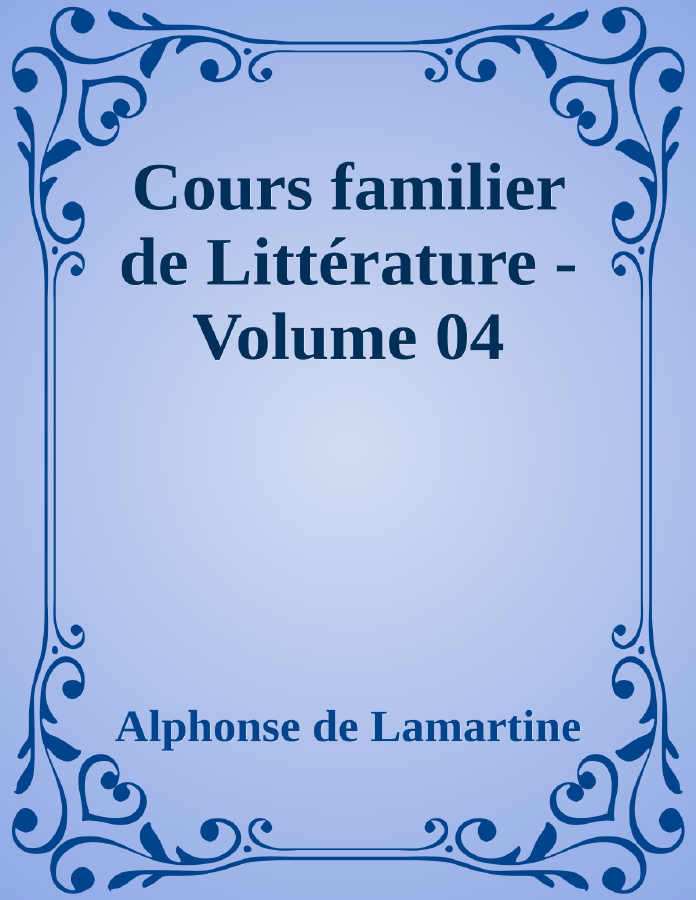 Couverture de Cours familier de Littérature - Volume 04