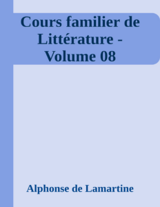 Couverture de Cours familier de Littérature - Volume 08