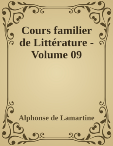 Couverture de Cours familier de Littérature - Volume 09