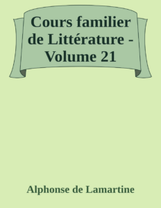 Couverture de Cours familier de Littérature - Volume 21