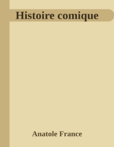 Couverture de Histoire comique