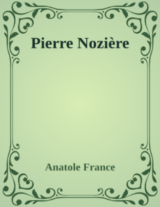 Couverture de Pierre Nozière