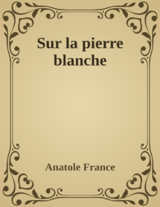 Couverture de Sur la pierre blanche