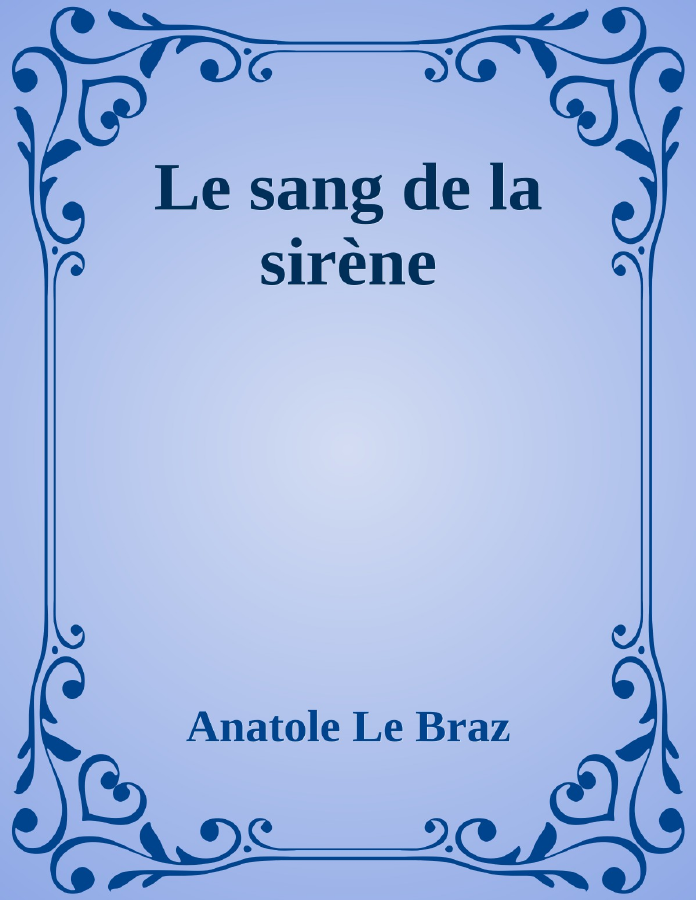 Couverture de Le sang de la sirène