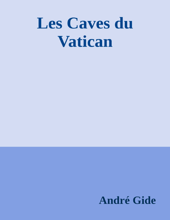 Couverture de Les Caves du Vatican