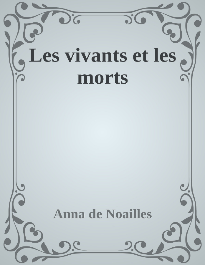 Couverture de Les vivants et les morts