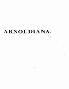 Arnoldiana Ou Sophie Arnould Et Ses Contemporaines Recuei