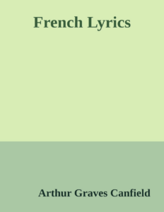 Couverture de French Lyrics