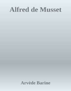 Couverture de Alfred de Musset