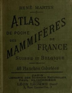 Atlas De Poche Des Mammiferes De La France De La Suisse Ro
