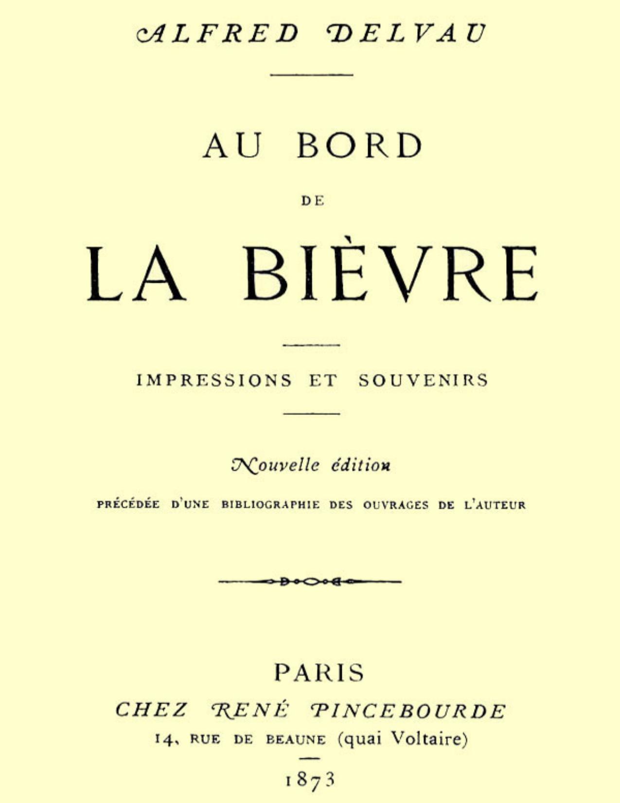 Au Bord De La Bievre Impressions Et Souvenirs