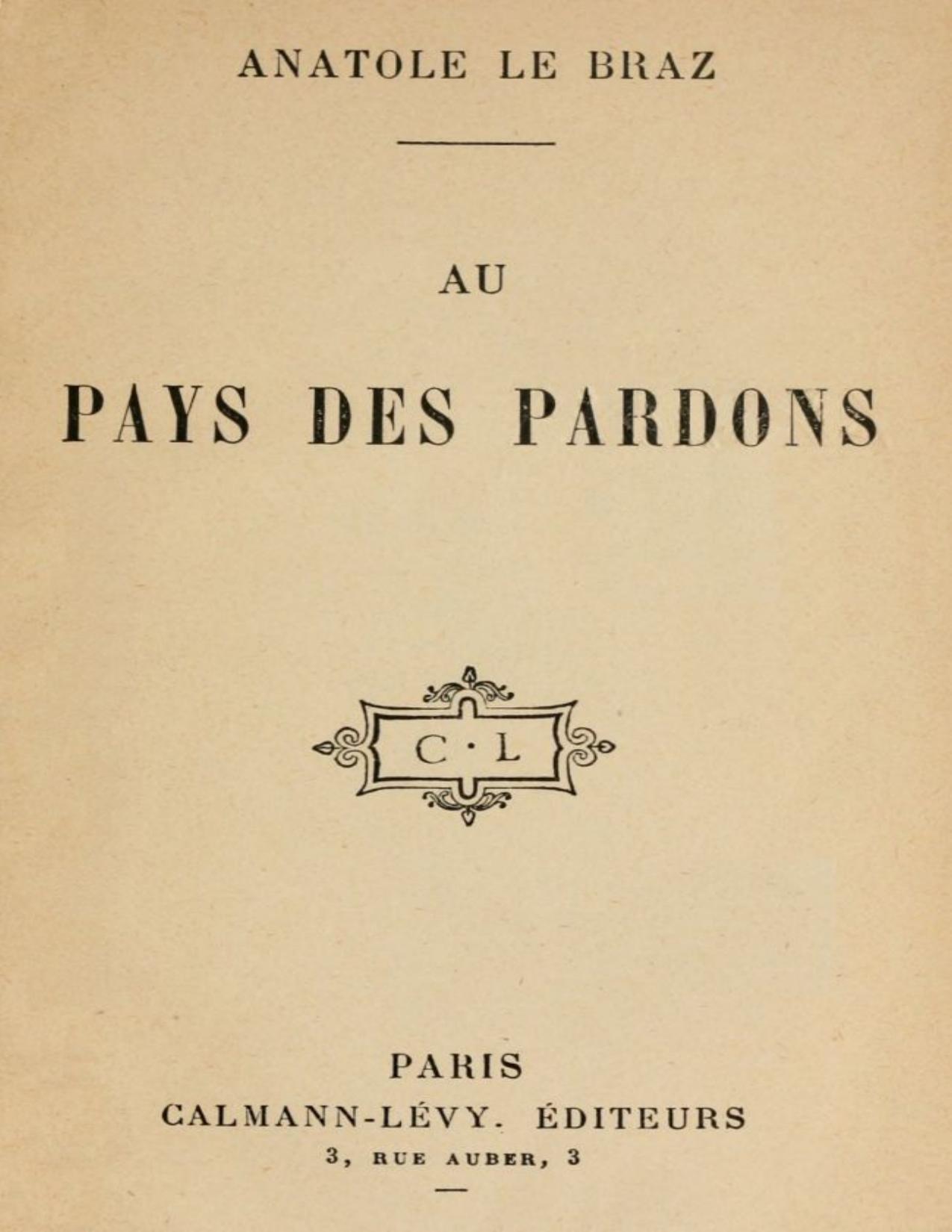 Au Pays Des Pardons