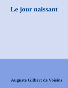 Couverture de Le jour naissant