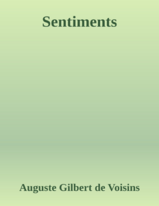 Couverture de Sentiments