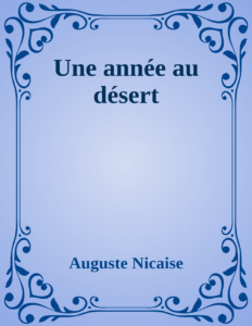 Couverture de Une année au désert